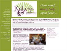 Tablet Screenshot of kulayogawellness.com